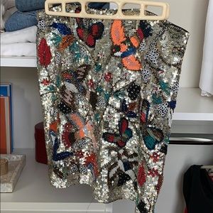 Sequin Alice + Olivia mini skirt